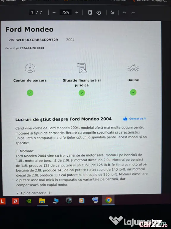 Ford Mondeo MK3 Masina de familie (GHIA) +iPhone gratuit - Bucuresti (Bucuresti-Ilfov)