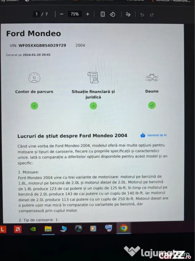 Ford Mondeo MK3 Masina de familie (GHIA) +iPhone gratuit - Bucuresti (Bucuresti-Ilfov)