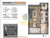 Garsoniera 40 mp | Bloc nou | 70.900 € | Popesti - Leordeni