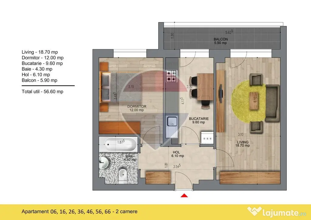 Apartament 2 Camere Deco | Residence | Parcare Inclusă - Popesti Leordeni (Bucuresti-Ilfov)