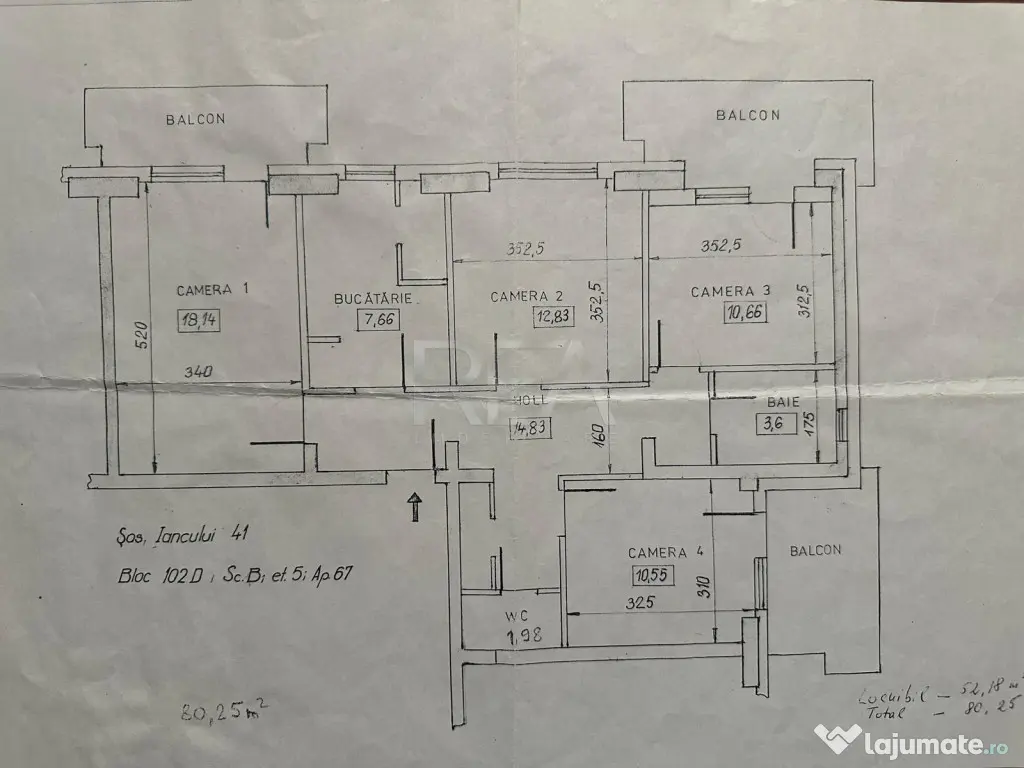 4 Camere / 100m.p. / Decomandat / Mega Mall / Iancului - Bucuresti (Bucuresti-Ilfov)