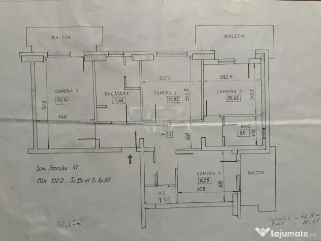 4 Camere / 100m.p. / Decomandat / Mega Mall / Iancului - Bucuresti (Bucuresti-Ilfov)