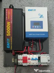 Sistem modular fotovoltaic format din MPPT si invertor pentru 3kw panouri