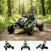 Go-Kart electric cu functie DRIFT, 2x 200W, 24V 10Ah, scaun tapitat 