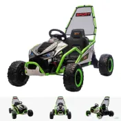 Go-Kart electric cu functie DRIFT, 2x 200W, 24V 10Ah, scaun tapitat 