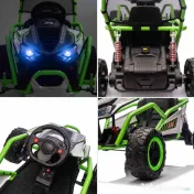 Go-Kart electric cu functie DRIFT, 2x 200W, 24V 10Ah, scaun tapitat 