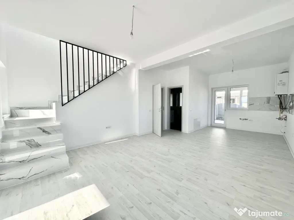 Duplex Modern P+M+Pod | 3 Camere | Terasa si Balcon | Bucova - Bucovat (Remetea Mare) (Timis)