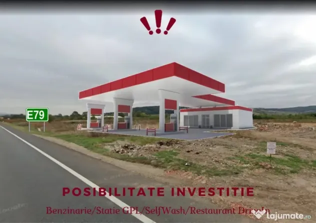 Teren intravilan 3.100 mp | Front 60 m la E79 | Acces rapid - Bacia (Hunedoara)