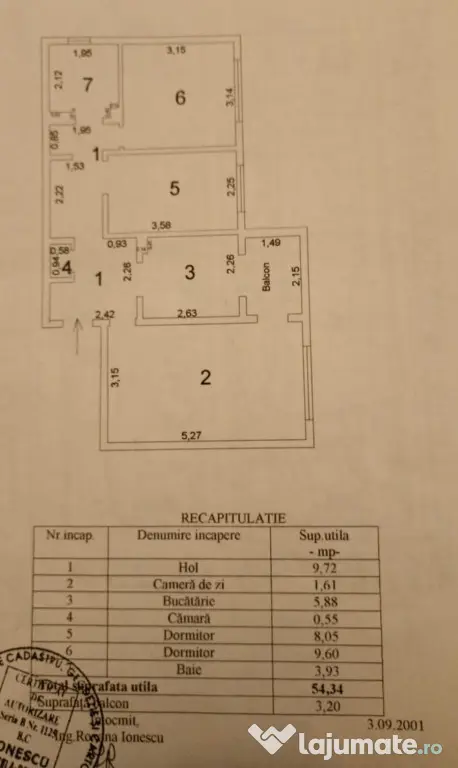 - Apartament 3 camere confort 1 decomandat, Progresu, mobila - Braila (Braila)