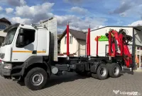 Renault Kerax 450DXI, an 2007, max. 26 t, 6x4, macara forestiera Epsilon 140Z 