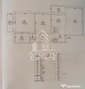 Apartament 3 camere decomandat de vânzare, 64 mp, centrală proprie 