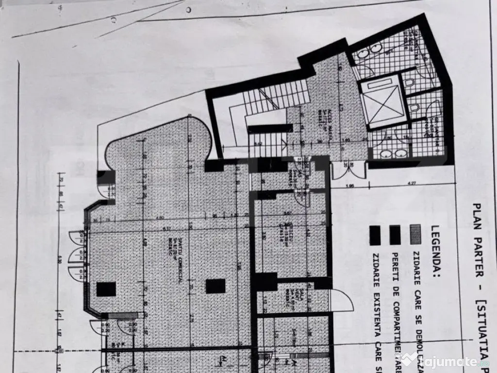 Spațiu comercial, 120 mp, vad excepțional, Piața Mărăș - Cluj-Napoca (Cluj)