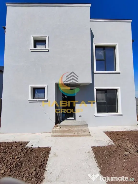 Vila cubica premium cu 5 camere si teren mare 428 mp Comuna Berceni - Berceni (Bucuresti-Ilfov)