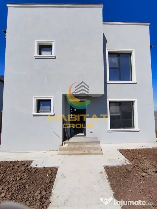 Vila cubica premium cu 5 camere si teren mare 428 mp Comuna Berceni - Berceni (Bucuresti-Ilfov)