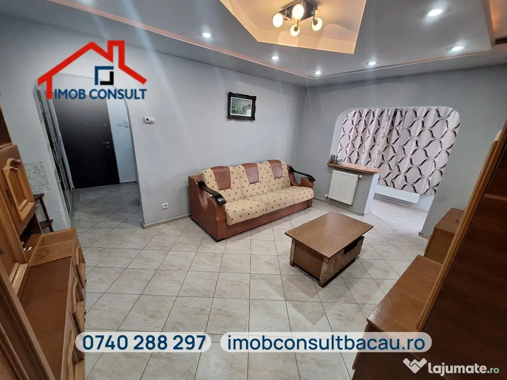Apartament 2 camere, etaj 1, bloc izolat | Nord – CE1877 - Bacau (Bacau)