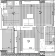 Apartament cu 2 camere, 47 mp, Torontalului