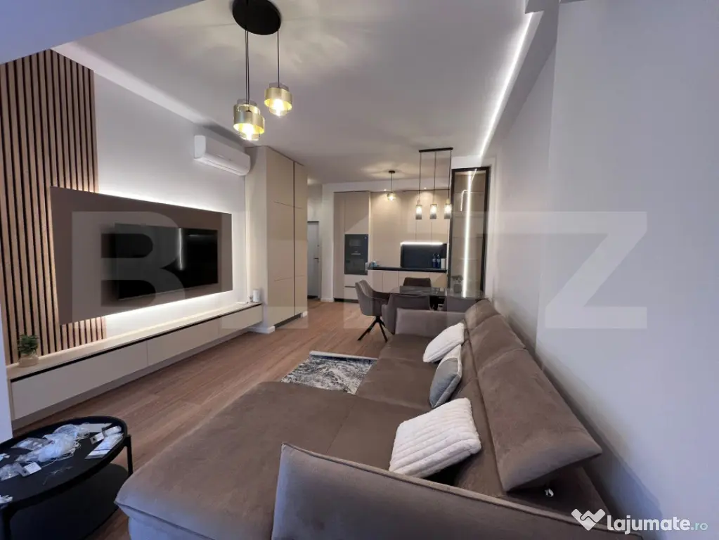 Apartament 2 camere, 49 mp, prima inchiriere, loc de parcare - Floresti (Cluj)