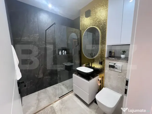 Apartament 2 camere, 49 mp, prima inchiriere, loc de parcare - Floresti (Cluj)