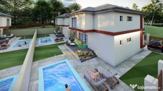 Vila Individuala 4 Camere Incalzire Pardoseala si Optiune Piscina in Berceni - Berceni (Bucuresti-Ilfov)