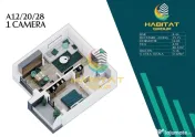 Pallady 2 camere tip Studio 52 mp ideal investitie 