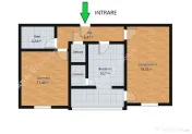 Apartament cu 2 camere decomandate si pivnita zona Semaforul 