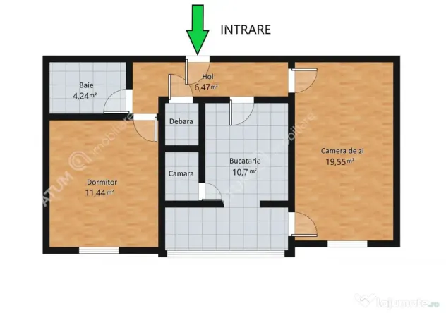 Apartament cu 2 camere decomandate si pivnita zona Semaforul - Sibiu (Sibiu)