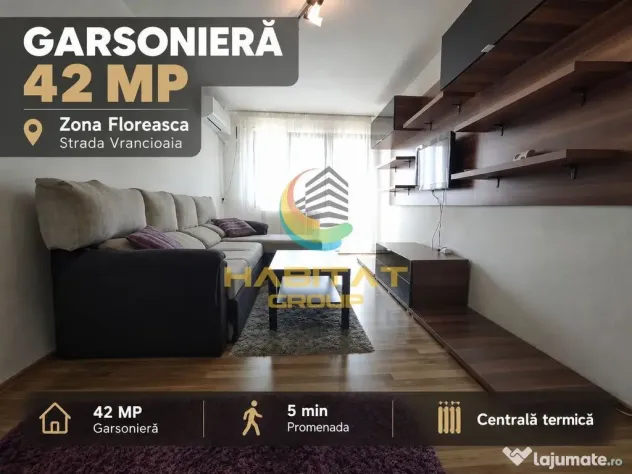 închiriere Garsoniera 42 mp - Floreasca / Strada Vrancioaia - Bucuresti (Bucuresti-Ilfov)