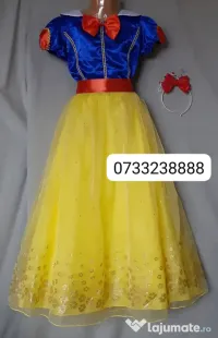 Rochie Alba ca zapada pentru copii 10-11-12 -13 ani 225 lei 