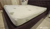 Saltea 160*200 cu spuma de memorie și husa inclusa 