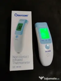 Termometru digital cu infraroșu, măsurare rapidă fără atingere, ecran iluminat