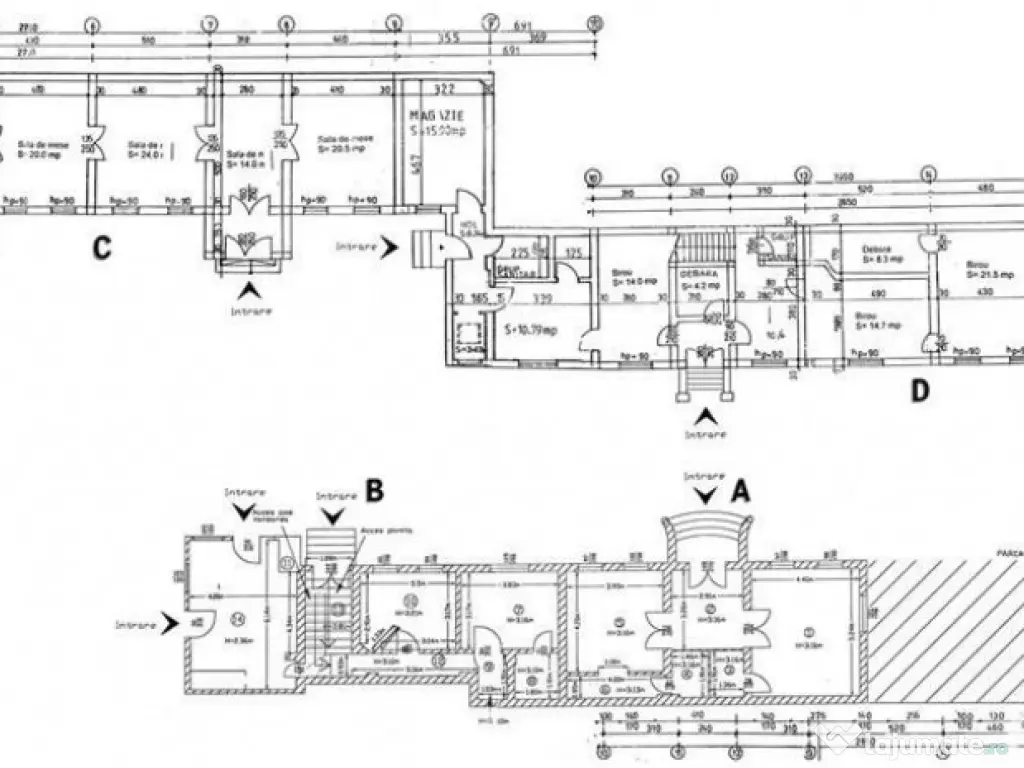 Zona Unirii - Imobil generos cu 30 camere si teren de 175...
