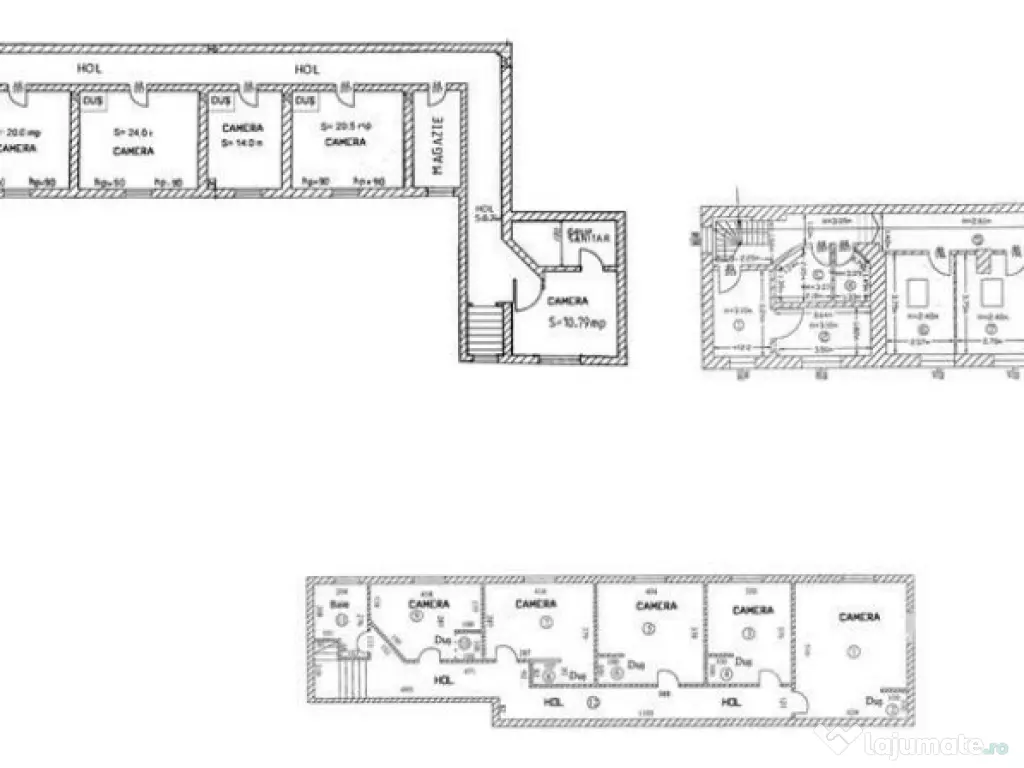 Zona Unirii - Imobil generos cu 30 camere si teren de 175...