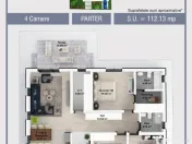 ULTIMELE CASE 4 camere ,510 mp curte, 115 mpu,Balotesti, TVA inclus 