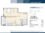 Apartamente 2 camere, COMPLET FINISATE, zona Semicentrala 