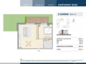 Apartamente 2 camere, COMPLET FINISATE, zona Semicentrala 