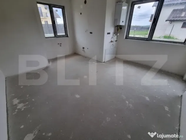 Casa individuala Jucu de Mijloc, 120mp, 3 bai, garaj, teren