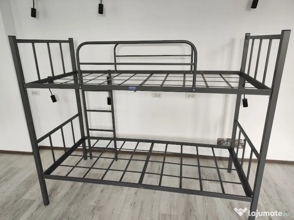 Pat Metalic Etajat Model BEL 2 – Rezistent – Livrare din Stoc