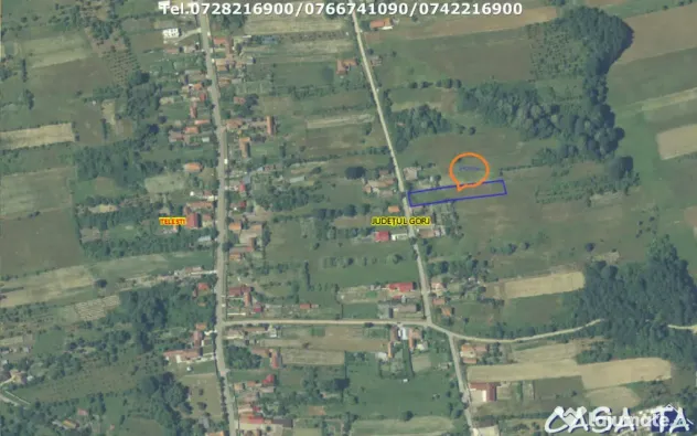 Teren Intravilan (1400 mp), situat in Telesti