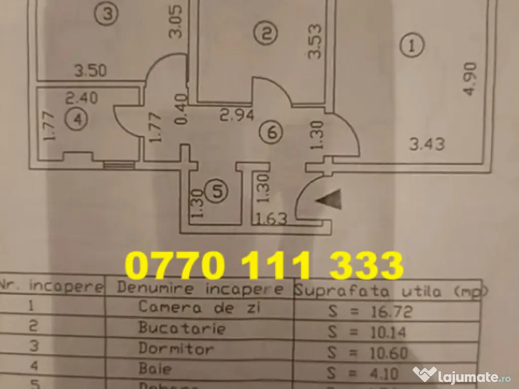 Apartament 2 camere decomandat, Obor. Mobilat Utilat.