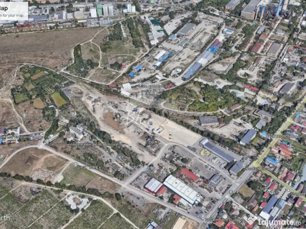 Teren situat in Zona Industriala pozitionat perfect pentru c