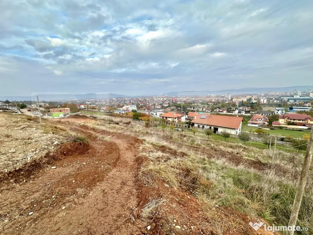 Teren intravilan cu priveliste panoramica, 1068 mp, zona-Ski