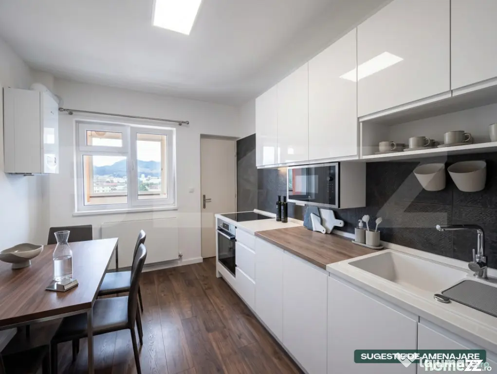 Apartament cu 4 camere, 2 bai și 2 locuri de parcare, Astra - Brasov (Brasov)