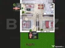 Apartament 3 camere, 2 balcoane si gradina, Apahida