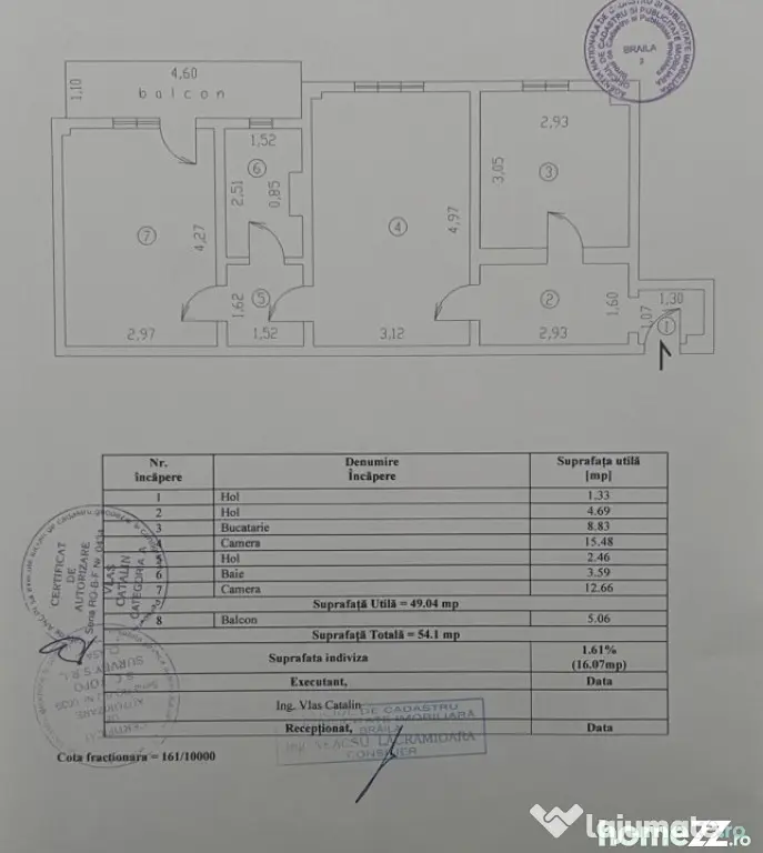 - Apartament 2 camere 54mp confort 1, zona Hipodrom, mobilat