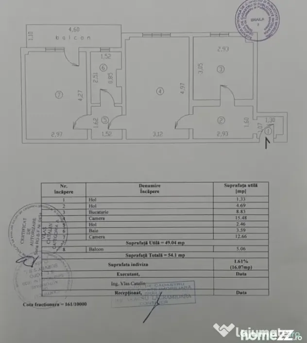 - Apartament 2 camere 54mp confort 1, zona Hipodrom, mobilat