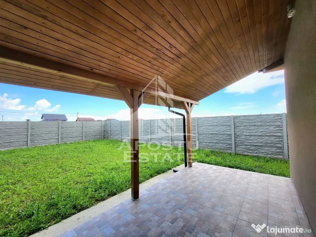 Jumatate de duplex pe parter cu 4 camere si 2 bai, Sag - Sag (Timis)