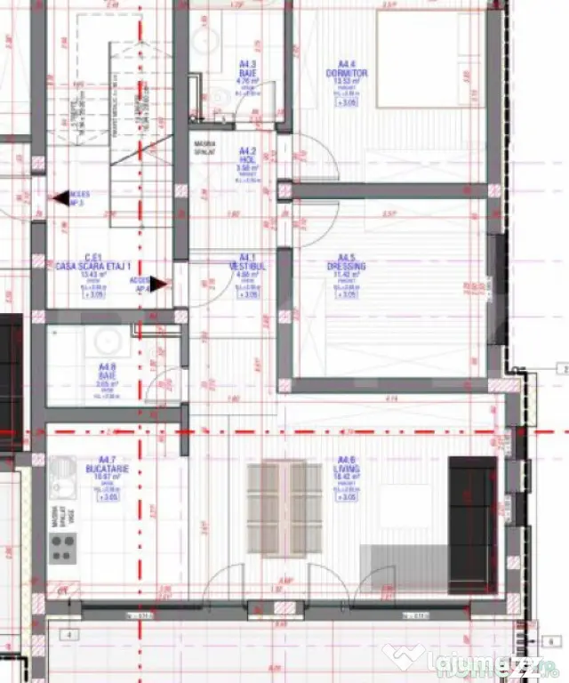 Apartament de vanzare cu 3 camere, 71 mp, zona Torontalului - Timisoara (Timis)