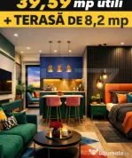 Zero Comision! Apartament studio, 40 mp, 1 Loc Parcare INCLU