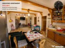 Apartament 3 camere, 56.41 mp, balcon, parcare subterana, Ba