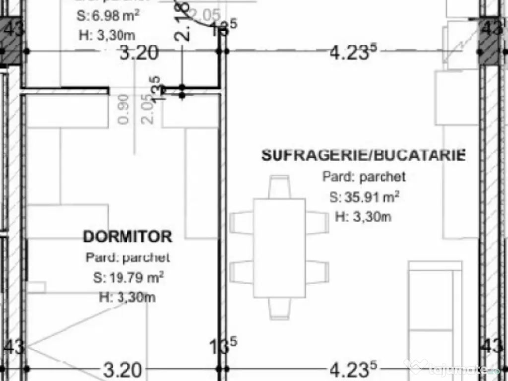 Apartament de Lux | 89,8 mp utili | 2 băi | Terasă 12 mp |